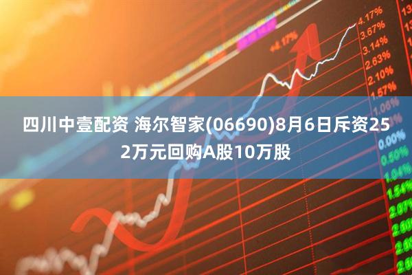 四川中壹配资 海尔智家(06690)8月6日斥资252万元回购A股10万股